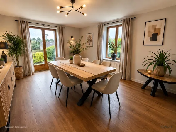 À Ogéviller  Maison familiale de 125 m² avec jardin et be