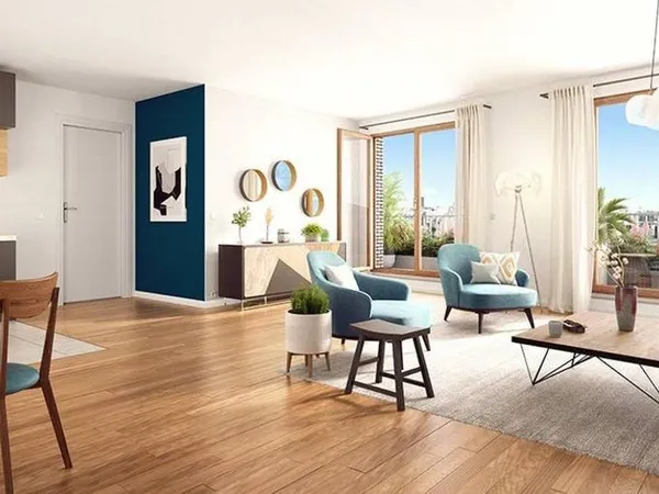 2 PIÈCES de 43m² orienté Sud/Est
