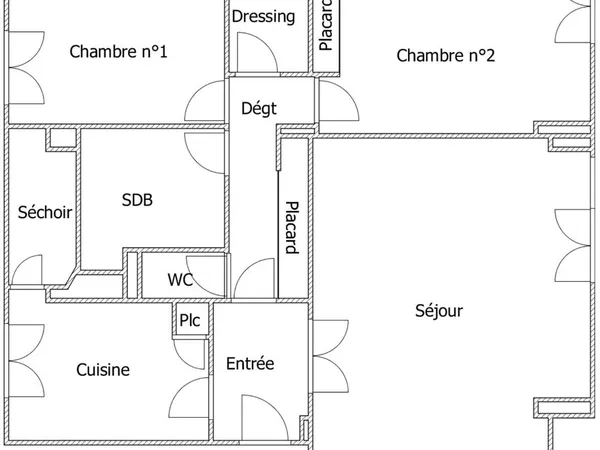 Appartement F3 de 85m² Pietralba