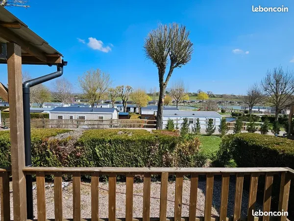 Mobil-home Climatisé 4 personnes de 2021 - Vue sur étangs - Camping La Tuilerie 4* (57)