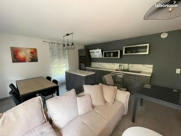 T3 meublé récent avec grande terrasse - Cognin