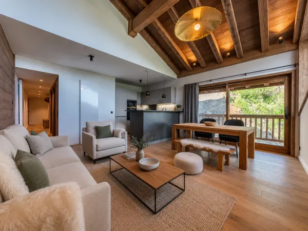 Mottaret - Appartement à l'esprit montagne contemporain