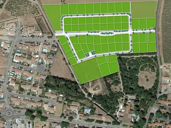 Terrain en lotissement 472 m²
