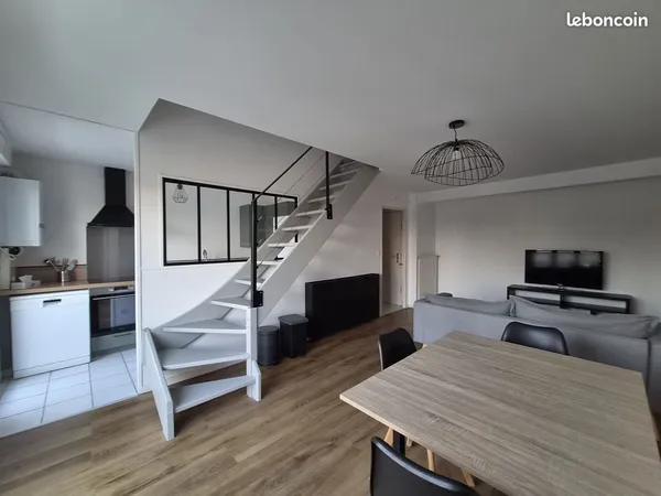Appartement duplex T3 meublé Nantes