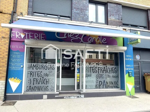 Friterie - Snacking avec belle notoriété à Petite-Synthe