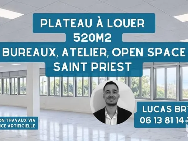 Bureaux 520 m²