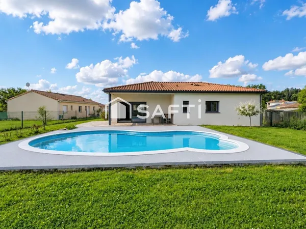 Maison T4, récente avec piscine