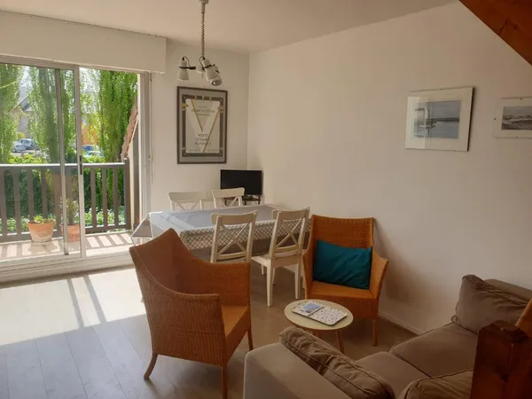 Cabourg dans l'éventail : vends bel appartement en duplex de 52,50 m² avec balcon sud 8,25 m2 - 239 