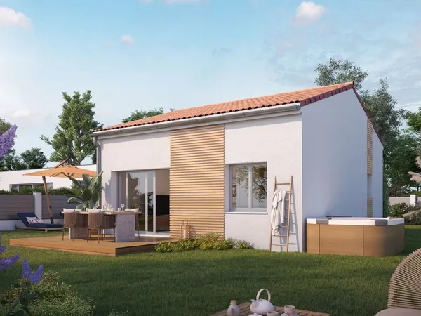 Maison neuve 45 m² à Bessan - terrain 330 m², proche mer, Béziers et Montpellier