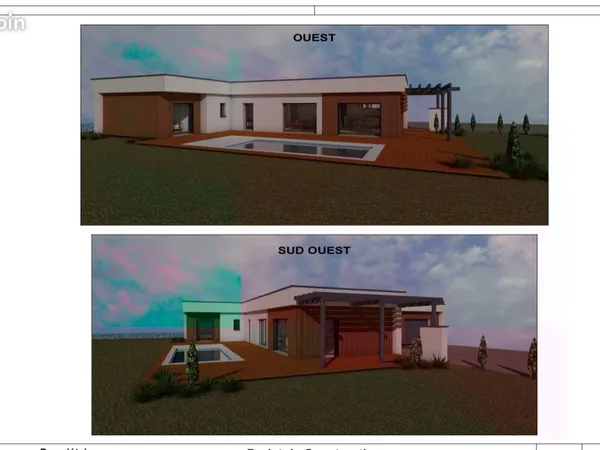 Terrain constructible 3000m2 avec permis accordé
