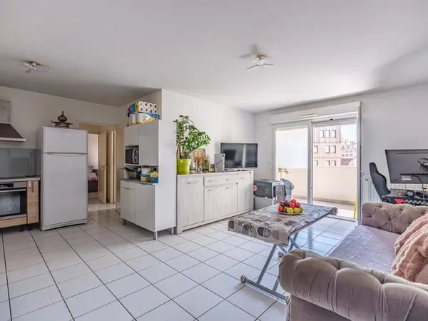 T3 VENDU LOUÉ -DOCK LIBRE -TERRASSE 10 M² - PARKING EN SOUS-SOL
