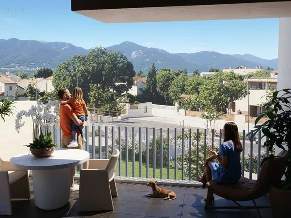 Argeles/mer, dernier etage t.3+terrasse