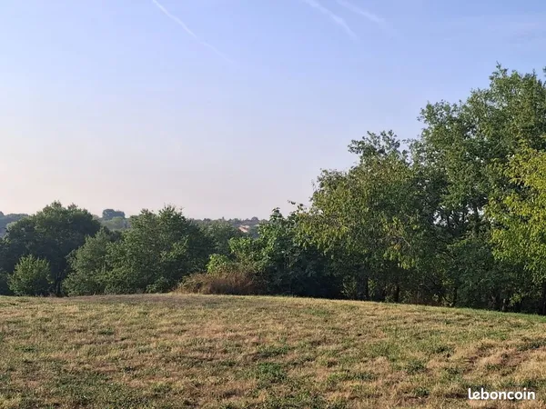 RARE - TERRAIN 1167 m² - VUE PYRÉNÉES - PLEIN SUD