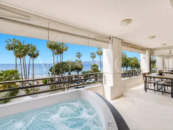 Cannes Croisette Appartement 3 pieces vue mer à louer