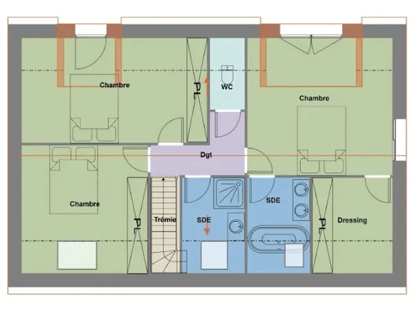 Maison neuve 5 pièces 120 m²