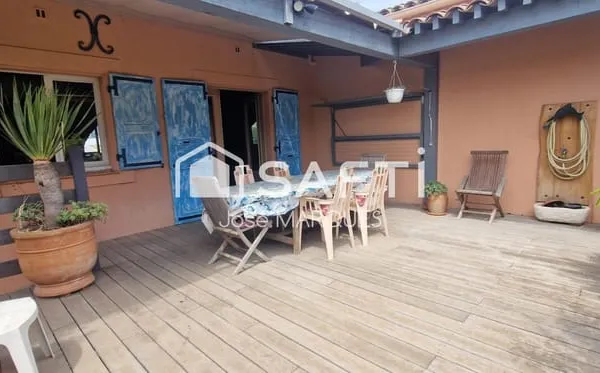 Bureau T5 153m² climatisé terrasse 40m² parking
