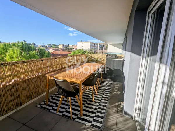 Appartement T3 Près d'Arènes 65 m2 + double terrasse + garage