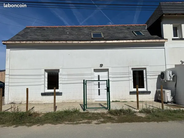 Maison T3 rénovée avec grand jardin (271m²) et climatisation - Sainte-Gemmes-sur-Loire