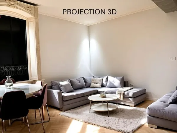 Appartement Type 2 au 1er étage sur cour