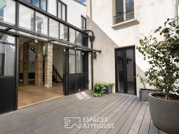 Loft avec terrasse aux deux derniers étages