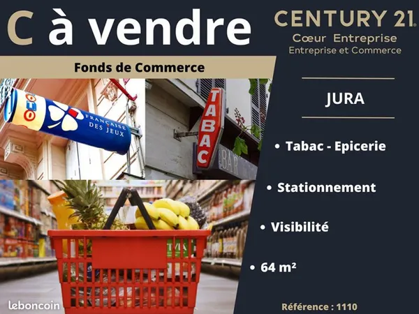 Tabac 1 m² LONS LE SAUNIER