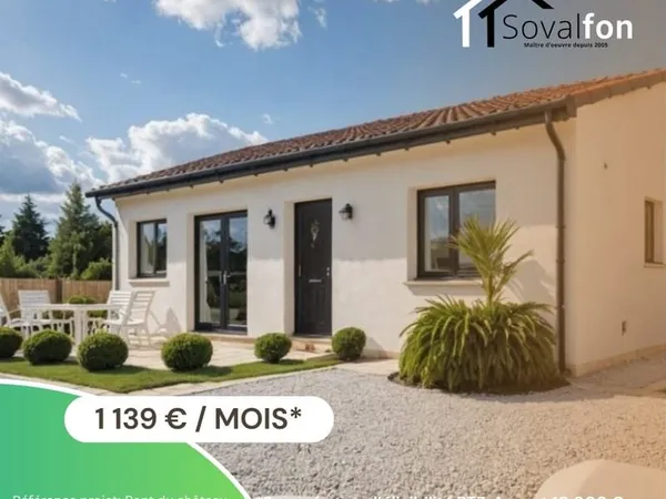 PONT DU CHATEAU - Maison 88 m2, 3 chambres