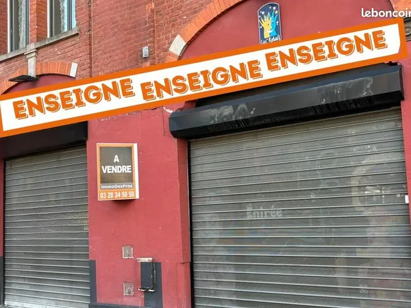 LOCAL COMMERCIAL 535 m² TOURCOING