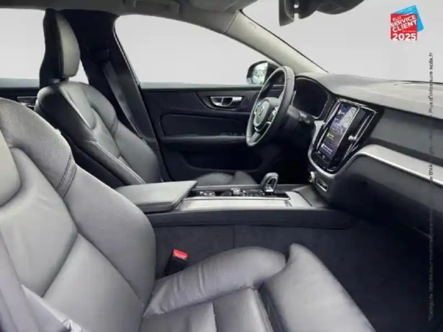 Volvo V60 b4 197ch plus style dark dct 7 sieges cuir gps camera carplay — photo 5