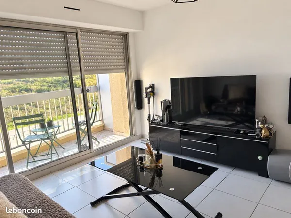 T2 meublé 40 m² avec balcon et cave, à 1 rue de la mer - Stella-Plage