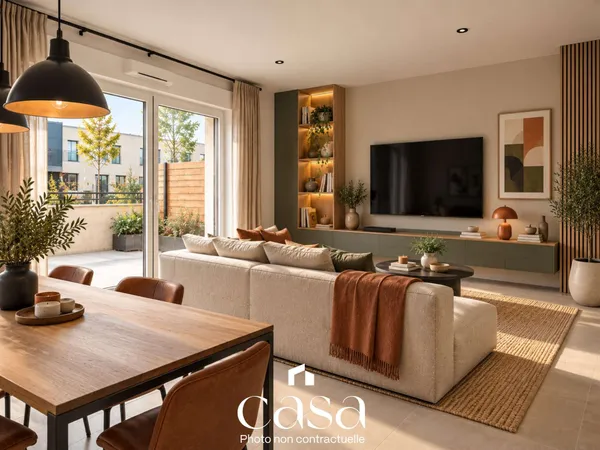 Appartement 2 pièces 38 m²