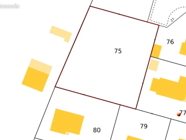 BIAS - Terrains 1409m2 divisible en 3 parcelles constructibles