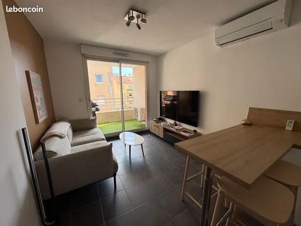 Appartement T2 meublé avec place de parking en option