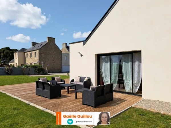 EXCLUSIVITÉ - Maison plain pied de 2024 au centre de Plougoulm - 5 pièces + garage