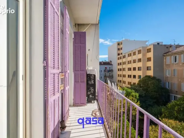 T3 85m2 boulevard Chave-Balcon côté jardin