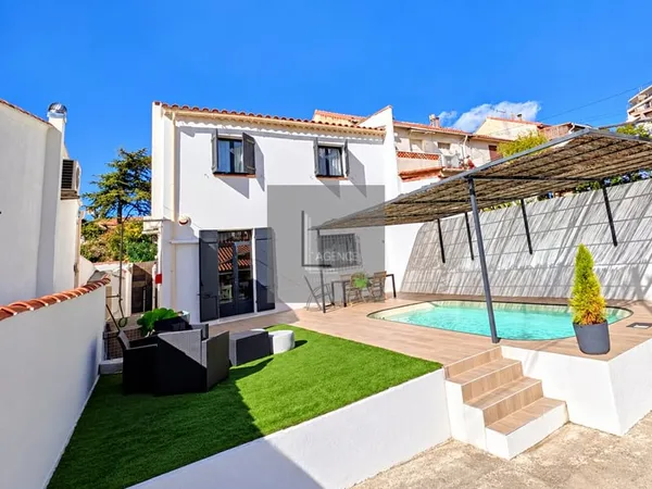 MARSEILLE SECTEUR BON SECOURS | MAISON T4 AVEC PISCINE ET