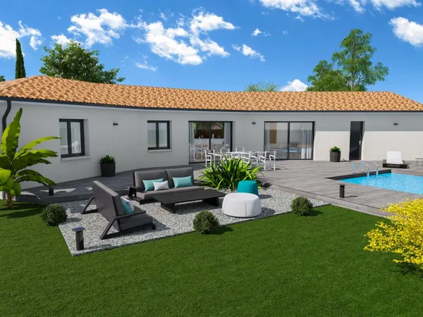 Terrain + maison à vendre à Navès