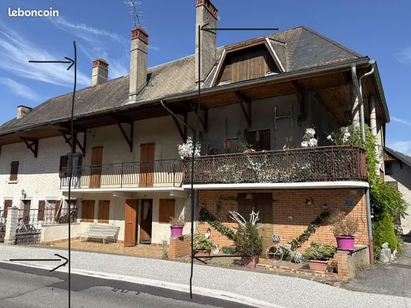 Vente | Maison mitoyenne | 8p | 3ch | 157 m² | Saint-Alban-Leysse | Expo Est/Ouest | Terrasse · Balc