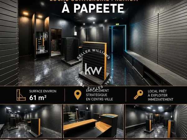 Emplacement commercial premium  Papeete