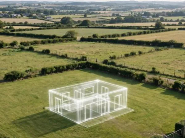 Magnifique terrain à bâtir de 1119 m² (dont 171 m² d'accès)
