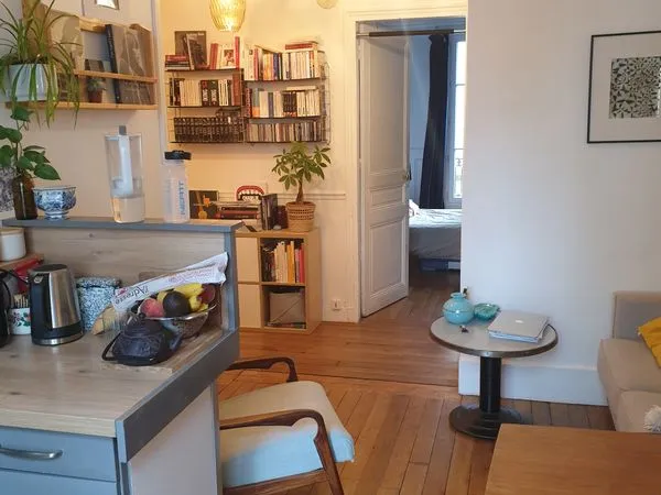 Location meublée T2 Paris 20
