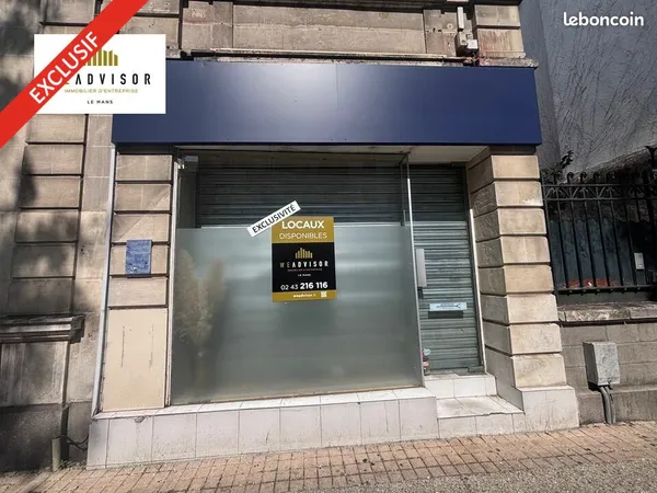 LOCAL COMMERCIAL 40 m² LE MANS