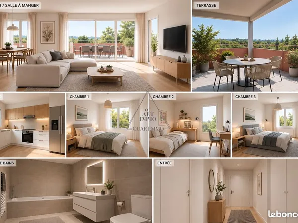 Appartement 4 pièces 91 m²