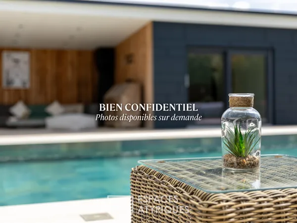 Ancienne usine réhabilitée avec dépendance et piscine