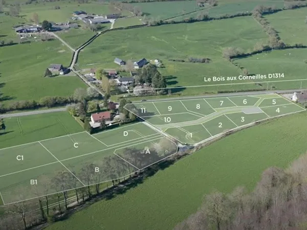 Terrain 1100 m²