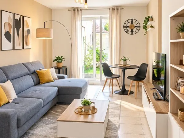 Appartement 3 pièces - meublé