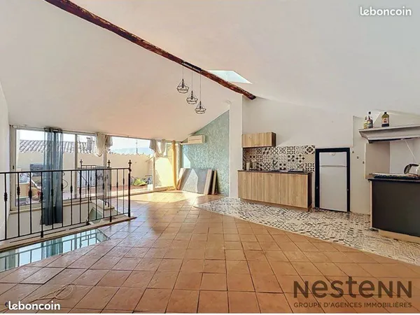 Location T3 avec terrasse centre ville