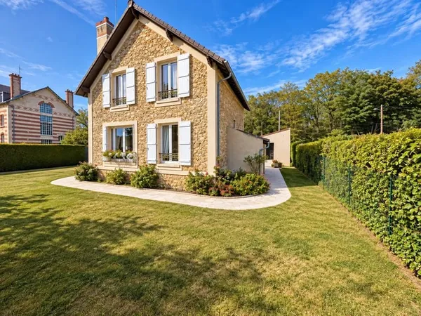 Réf. 2336 - Maison meulière • 3 chambres • Garage & jardin