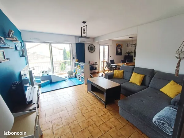 Appartement lumineux de 84m2, familiale et sans travaux