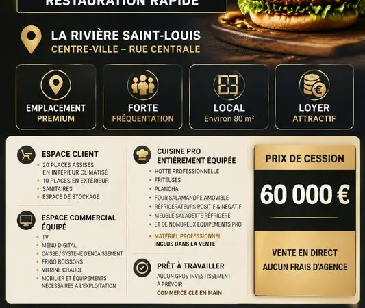 Fond de commerce Restaurant