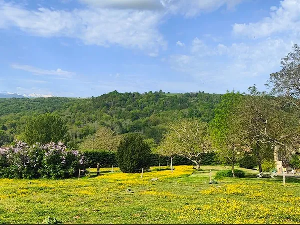 Corps de Ferme en pierres 167m² - vue Pyrénées - 2,2Ha
